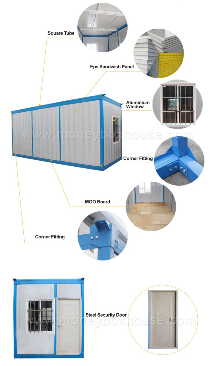 Günstige moderne container wohnenluxus vorgefertigte häuser