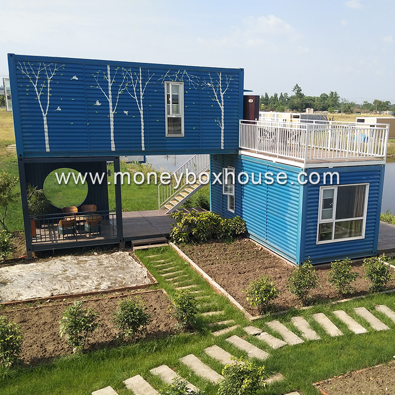 Best low cost portable garden colorful prefab sea shipping container cabin