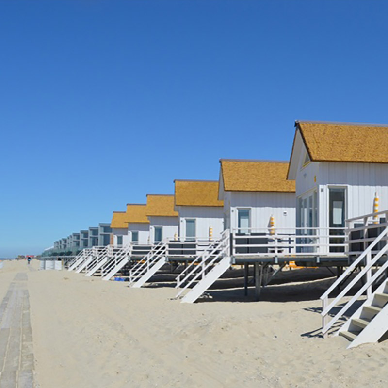 Wie man ein Containerhaus am Meer baut