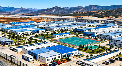 Wie man ein modulares Unterbringungscamp für 100, 500 oder 1.000 Arbeiter plant