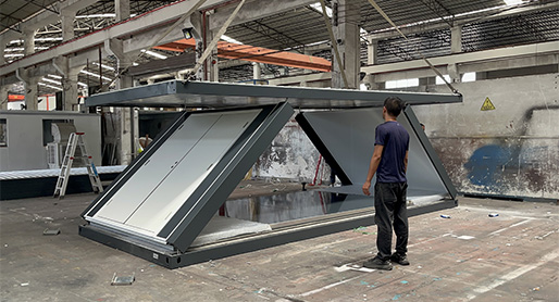 Faltbare Containerhäuser für Campingunterkünfte