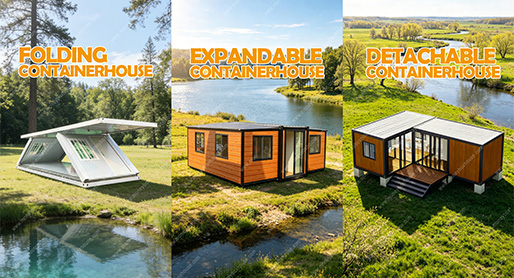 Welche Art von Containerhaus sollte ich wählen: faltbar, erweiterbar oder abnehmbar?